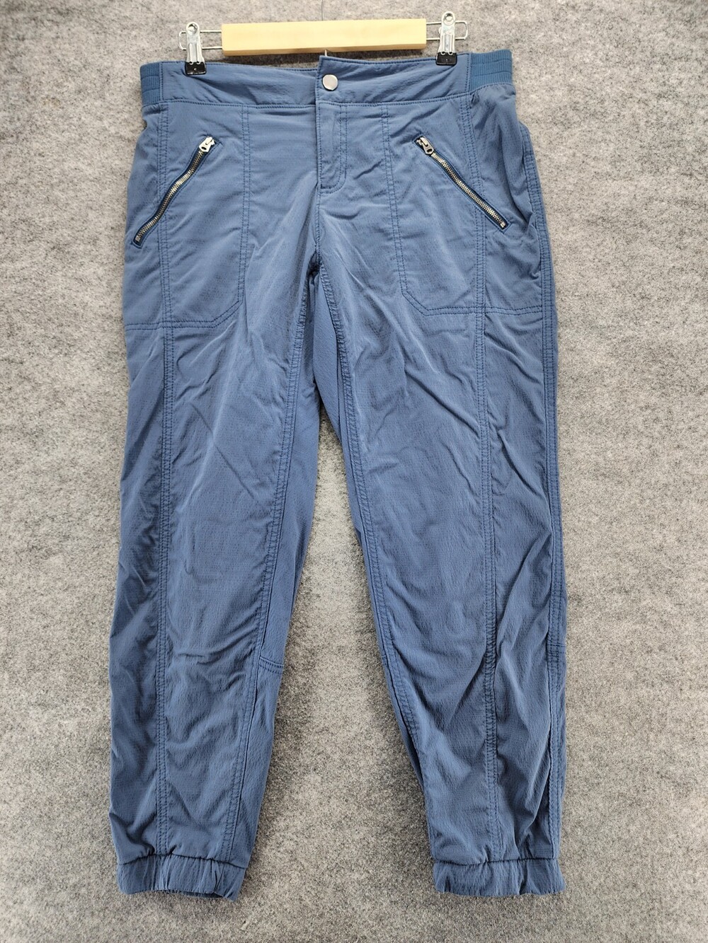 Athleta Pants Womens 12 Skinny Leg Ankle Blue
